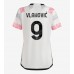 Juventus Dusan Vlahovic #9 Dámské Venkovní Dres 2023-24 Krátkým Rukávem